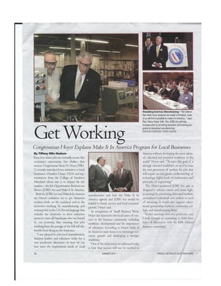 Prince George's Suite Magazine: Get Working