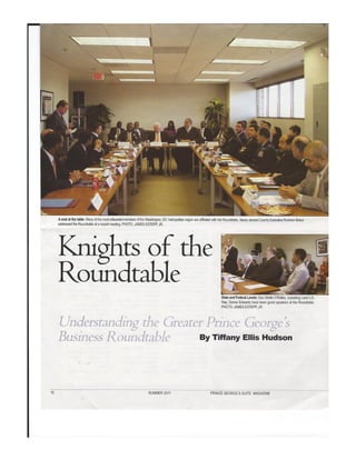 Prince george's suite magazine   knights of the rountable