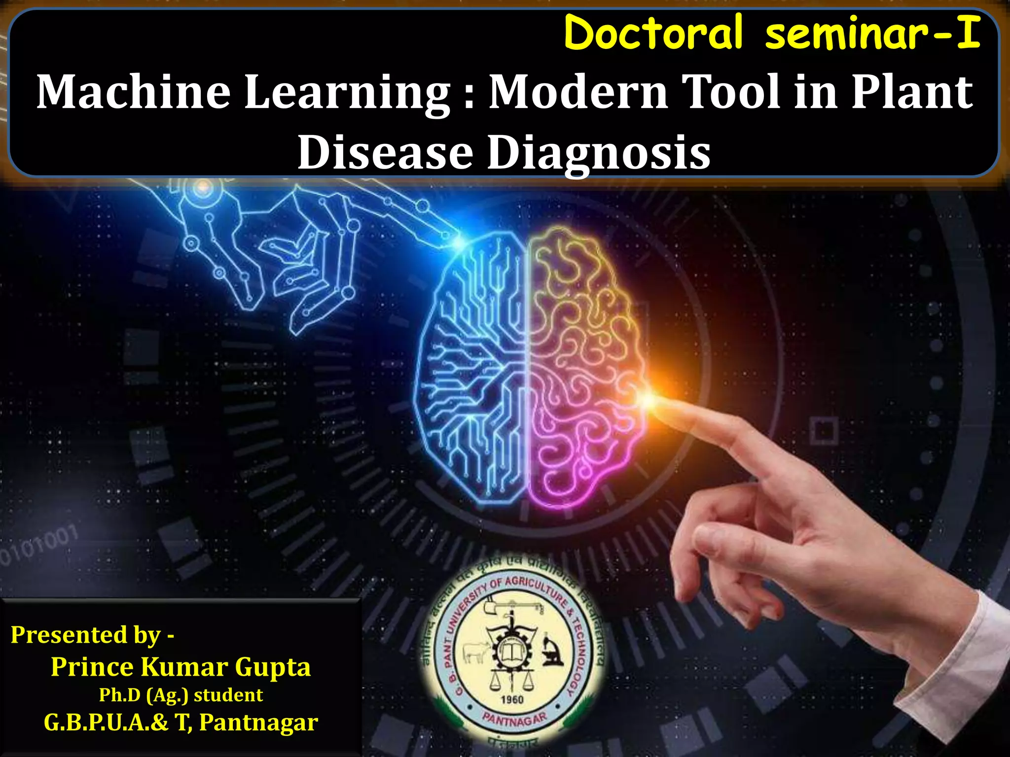 machine learning a a tool for disease detection and diagnosis | PPT