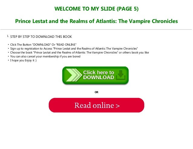 The vampire lestat pdf free download books The vampire lestat pdf free download books