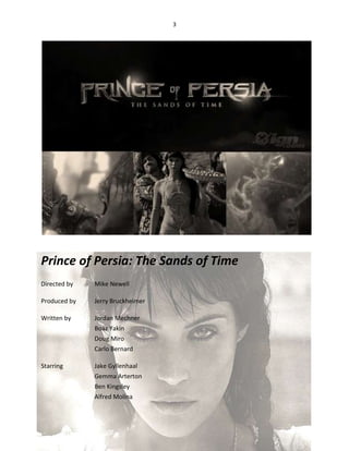 PRINCE OF PERSIA: THE SANDS OF TIME - Movieguide