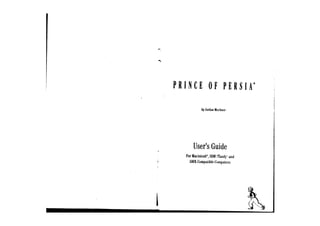 Prince-Of-Persia-Manual-(1989)(Broderbund-Software-Inc)