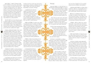 MÃE ÁFRICA – MITOS, LENDAS, FÁBU-                 reunidos neste livro vêm de cinco países de lín-       Princesas                                        more com ela em Angola! Lá você encontrará
                                                LAS E CONTOS, de Celso Sisto, editora Paulus.         gua portuguesa, situados em distantes pontos da                                                         muitas das raízes do Brasil e dos brasileiros.
                                                Uma rica coletânea de histórias africanas feita       África: Angola, Cabo Verde, Guiné-Bissau,             ALMA DA ÁFRICA (A CASA DA ÁGUA/ O
                                                com base em ampla pesquisa, com o objetivo de         Moçambique e São Tomé e Príncipe.                   REI DE KETO/ TRONO DE VIDRO), de Antonio               A BONEQUINHA PRETA, de Alaide Lisboa
                                                ressaltar a diversidade de etnias do continente                                                                 Olinto, editora Bertrand Brasil. A trilogia   de Oliveira, editora Lê. A bonequinha preta é a
                                                africano. O autor selecionou 29 histórias originá-        A SEMENTE QUE VEIO DA                                     começa com o retorno da família da        melhor amiga da menina Mariazinha, mas tam-
                                                rias de diversos lugares da África, procurando        ÁFRICA, de Heloisa Pires Lima,                                jovem Mariana à África. Neta de           bém é muito levada e apronta muita confusão.
                                                privilegiar histórias ainda não publicadas em         editora Salamandra. O baobá                                   uma escrava, mas nascida no Brasil,
                                                português. Os leitores encontrarão aqui uma           (adansonia) é considerado na África                           a menina vai descobrir suas raízes            BRUNA E A GALINHA D’ANGOLA, de
                                                festa plural de cores, nomes, belezas, sabores,       “a árvore da palavra”. De beleza                              em uma terra ainda estranha a ela.        Gercilga S. de Almeida, editora Pallas. Narra




                                                                                                                                                                                                                                                                  LEITURASCOMPARTILHADAS | ANO 9 | FASCÍCULO 19
                                                feitos e fantasias africanas, os quais exercem        rara e tamanho descomunal, ele se tor-                                                                  como a terra ficou segura, e como Bruna e suas
PRINCESAS AFRICANAS | WWW.LEIABRASIL.ORG.BR




                                                muita influência na cultura brasileira.               nou um símbolo da África em sua luta para                  ANA E ANA, de Celia Godoy, editora DCL.      amiguinhas da grande aldeia chamada Terra se
                                                                                                      manter a integridade cultural de seus povos.        Ana Carolina e Ana Beatriz eram gêmeas idênti-      afeiçoaram a Conquém, na beleza de sua pele
                                                    NAÇÃO CRIOULA, de Jose Eduardo Agualu-            Diz-se que dele se colhem histórias.                cas... mas eram iguais só por fora! Esta história   escura pintada de pequenas bolas brancas.
                                                sa, editora Gryphus. Nos finais do século XIX, a                                                          encanta pela delicadeza com que aborda a
                                                misteriosa ligação entre o aventureiro português          TERRA SONÂMBULA, de Mia Couto, editora          “igualdade” e as diferenças entre gêmeos idênti-        CARMEN / AÍDA, de Adèle Geras, editora
                                                Carlos Fradique Mendes, cuja correspondência          Companhia das Letras. Um ônibus incendiado em       cos e os sentimentos que acabam esquecidos.         Salamandra. A ópera Aída narra a história de
                                                Eça de Queirós recolheu, e Ana Olímpia Vaz de         uma estrada poeirenta serve de abrigo ao velho                                                          uma princesa etíope feita escrava pelos egípcios.
                                                Caminha, que, tendo nascido escrava, foi uma das      Tuahir e ao menino Muidinga, em fuga da guerra         UM ANO NOVO DANADO DE BOM, de                    Ninguém sabe sua identidade, mas mesmo
                                                pessoas mais ricas e poderosas de Angola.             civil devastadora que grassa por toda parte em             Angela Lago, editora Moderna. Quatro         assim ela desperta o amor de um valoroso guer-
                                                                                                      Moçambique. O veículo está cheio de                            irmãs, princesas africanas, são feitas   reiro. Essa série traz o libreto em linguagem
                                                    UM RIO CHAMADO TEMPO, UMA CASA                    corpos carbonizados. Mas há também                             escravas. Em uma noite, três delas       acessível às crianças. A edição traz também a
                                                CHAMADA TERRA, de Mia Couto, editora                  um outro corpo à beira da estrada,                             escapam, mas deixam para trás a          ópera Carmen.
                                                Companhia das Letras. O estudante universitá-         junto a uma mala que abriga os                                 mais nova, ainda um bebê. O
                                                rio Marianinho volta à ilha de Luar-do-Chão           “cadernos de Kindzu”, o longo diário                           remorso das mais velhas com o                CHICA QUE MANDA, de Agripa Vasconce-
LEITURASCOMPARTILHADAS | ANO 9 | FASCÍCULO 19




                                                                                                                                                                                                                                                                  PRINCESAS AFRICANAS | WWW.LEIABRASIL.ORG.BR
                                                depois de anos de ausência: Ele fora incumbido        do morto em questão. A partir daí, as                        abandono da irmãzinha vai desenca-         los, editora Itatiaia. Mais que um romance bio-
                                                de comandar as cerimônias fúnebres do avô Dito        duas histórias são narradas paralelamente.            dear uma história mágica.                         gráfico, Chica que Manda vale por um completo
                                                Mariano, de quem recebera o nome. Marianinho                                                                                                                  estudo da vida, dos costumes e da política de
                                                logo descobre que o falecimento do avô havia              TUMBU, de Marconi Leal, editora 34. Um              ANTÔNIO E CLEÓPATRA, de William                 sua época.
                                                permanecido estranhamente incompleto, escon-          garoto africano atravessa o Oceano Atlântico        Shakespeare, várias editoras. Produzida em 1607,
                                                dendo desígnios que escapavam à força dos             escondido em um navio para tentar encontrar os      esta tragédia tem como tema a relação entre o           CONTOS E LENDAS AFRO-BRASILEI-
                                                homens. Nesse romance, a situação de conflito         pais, raptados e vendidos a traficantes negreiros   militar romano Marco Antônio e Cleópatra, a         RAS, de Reginaldo Prandi, editora Companhia
                                                entre a deriva da África pós-colonial e o arraiga-    por uma tribo rival. Inocente, mas inteligente e    célebre rainha do Egito. O casal sonhava com o      das Letras. Adetutu, uma jovem mãe africana, é
                                                mento das tradições ganha retrato exemplar            audacioso, Tumbu não fazia idéia dos sofrimentos    estabelecimento de um grandioso império no          aprisionada por caçadores de escravos e trans-
                                                numa saga familiar poética e fantástica.              e das aventuras que viveria em solo brasileiro.             oriente, mas seus planos são interrompi-    portada ao Brasil em um navio negreiro. Duran-
                                                                                                                                                                       dos por Otávio Augusto, um dos         te a viagem, ela sonha com a criação do mundo
                                                    SABORES DA ÁFRICA, de Dorinda Hafner,                 O VENDEDOR DE PASSA-                                         líderes do Império Romano.             pelos orixás, deuses de seu povo. Os contos e
                                                editora Selo Negro. Receitas deliciosas e histórias   DOS, de Jose Eduardo Agualusa,                                                                          lendas mostrados em seus sonhos fazem parte
                                                apimentadas da vida da autora, que reúne segre-       editora Gryphus. Esta é a história                                   BIA NA ÁFRICA, de Ricardo          do patrimônio mitológico iorubá, que o Brasil
                                                dos de culinária, lendas, cantigas e provérbios.      de um albino que mora em Luanda,                                  Dregher, editora Moderna. Bia é       herdou da África e que aqui se preservou ao
                                                Mais do que a rica mistura, o tempero capricha        Angola, e que traça árvores genealógi-                          filha de uma diplomata e viaja com a    longo de mais de um século, contado de boca
                                                no humor irreverente das mulheres africanas.          cas em troca de dinheiro. Estranho ofício,             mãe por diferentes partes do mundo: África,      em boca, transmitido de geração a geração.
                                                                                                      estranho o personagem principal - Félix Ventu-      Europa, Ásia... Nessas viagens, ela conhece mui-
                                                   O SEGREDO DAS TRANÇAS E OUTRAS                     ra, o vendedor de passados falsos - e mais estra-   tas das influências que outros países trouxeram         A COR DA VIDA, de Semíramis Palermo,
                                                HISTÓRIAS AFRICANAS, de Rogério de                    nho ainda o narrador: uma osga, um tipo de          para o Brasil. Prepare suas malas e viaje com a     editora Lê. O livro de imagens narra o encontro
                                                Andrade Barbosa, editora Scipione. Os contos          lagartixa.                                                                                              de uma menina negra e um menino branco em
86                                                                                                                                                                                                                                                                87
                                                                                                                                                          Bia para a África. Conheça o Egito e o Quênia e
 