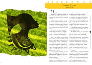 Princesas africanas


       D
                                              Jason Prado


                uas palavras, tantos sentidos.        morte, leoas no exercício da função mater-
        Quando ouvi a sugestão de publicar um         na, mulheres com vontades e desejos...
    Caderno de Leituras Compartilhadas com               Para além disso, mulheres especiais, que




                                                                                                          LEITURASCOMPARTILHADAS | ANO 9 | FASCÍCULO 19
    este tema, não me dei conta dos desvãos do        se distinguem das outras em sua superiori-
    caminho.                                          dade, seja em graça, beleza ou astúcia.
        Era uma tarde fria de junho e eu estava       Guerreiras, sensíveis, capazes de perceber um
    na Refinaria do Paraná, fazendo o terceiro        grão de ervilha sob pilhas de colchões de plumas.
    de uma série de encontros sobre a participa-      Ungidas pelos deuses no nascimento e
    ção africana na formação cultural brasileira.     donas do direito divino de povoar as cabe-
        Foi quando Analu me desafiou: por que         ças dos homens.
    vocês não fazem um Caderno sobre as princesas         Princesas, qual promessa de flor, também
    negras?                                           à espera dos varões que as farão reinar em
        Ana Lúcia1 é uma dessas pessoas de            seus próprios castelos.
    vontade forte, com formação e conteúdo                Mas também africanas. Em sua maioria,
    invejáveis, cheia de fé no que diz. É, ela        negras, exuberantes e fortes como a guer-
    mesma, a própria imagem da guerreira              reira que projetou a atriz jamaicana de




                                                                                                          PRINCESAS AFRICANAS | WWW.LEIABRASIL.ORG.BR
    africana.                                         Conan, ou como tantas outras que conhe-
        Como se não bastasse, Rogério Andrade         cemos no dia-a-dia. Vindas – para a maioria
    Barbosa tinha passado a manhã daquele dia         de nós brasileiros, seus descendentes – de
    falando de suas viagens pelas nações africa-      um universo desconhecido, povoado com
    nas, das culturas exóticas, de ritos tribais...   imagens de animais ferozes, de lanças cru-
        Nos subsolos da minha mente já se agi-        zando os céus e tan-tans em frenesi, de cor-
    tava a figura emblemática e saltitante de         pos esguios e fome. Muita fome – somali,
    Grace Jones num filme trash dos anos 802,         etíope, biafrense... Africanas, brancas e
    como a incentivar a empreitada. Não pude          negras. Submetidas e espoliadas por sécu-
    evitar as armadilhas de minha própria ima-        los, como seu continente, até se perderem
    ginação: topei o desafio.                         de si mesmas.
        Aos poucos, como os animais que “mas-             Para esta edição de Leituras Compartilhadas
    tigam” muito depois de engolir, fui me            – em que o “eu” torna-se “nós”, no compar-
    dando conta dos conteúdos ali envolvidos.         tilhamento das minhas ponderações com a
    Logo de cara, uma bifurcação: princesas;          equipe da ONG Leia Brasil –, evoluímos
    portanto, mulheres.                               para Princesas Africanas, curvando-nos não
        Não apenas mulheres, em suas dimensões        só à grandiosidade do continente mas tam-
    humanas: heroínas na luta pelo pão-nosso e        bém à Cleópatra, à Rainha de Sabá e a

6                                                                                                                 7
    pela sobrevivência diária, frágeis diante da      todas as mulheres que remontam à mais
 