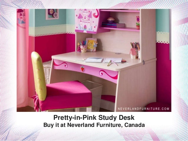 Princess Line Kids Furniture Pretty Pink Desk At Neverland Furniture