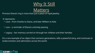 Princess Diana Engagement Ring A Royal Story in Sapphire PPTX