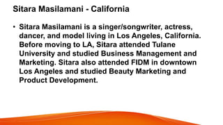 Princess Sitara Masilamani | Los Angeles | PPT