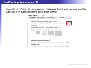 Primeros pasos En cualquier otro momento, para realizar cualquier publicación, tendremos que: Ir a  www.slideshare.net 