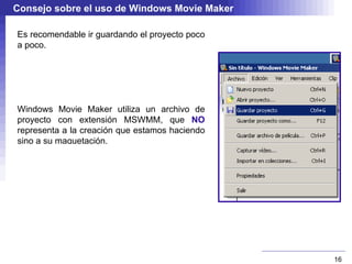 Importar imágenes (y 3) Para editar la duración de un elemento en la escala de tiempo: Hacemos click sobre el elemento para seleccionarlo 