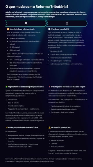 Entenda a Reforma Tributária Brasileira: Impactos e Mudanças no Sistema ...