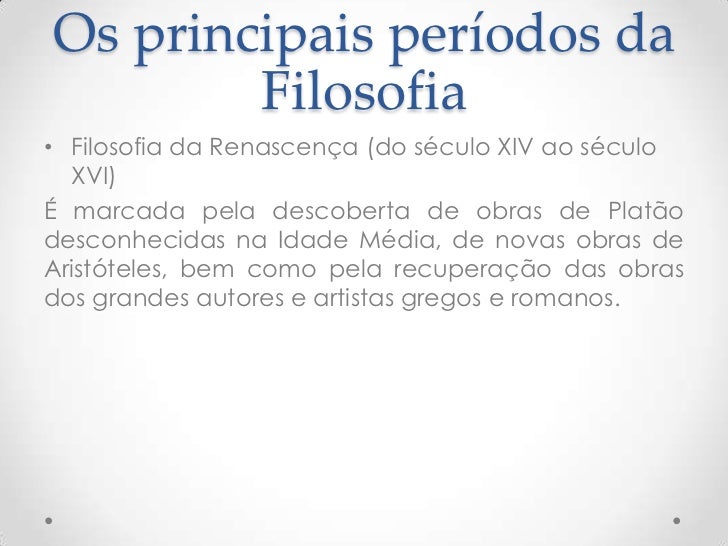 Na História Da Filosofia Apresentam se Três Principais Concepções