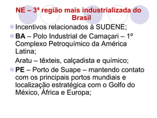 Principais regiões industriais no Brasil | PPTX