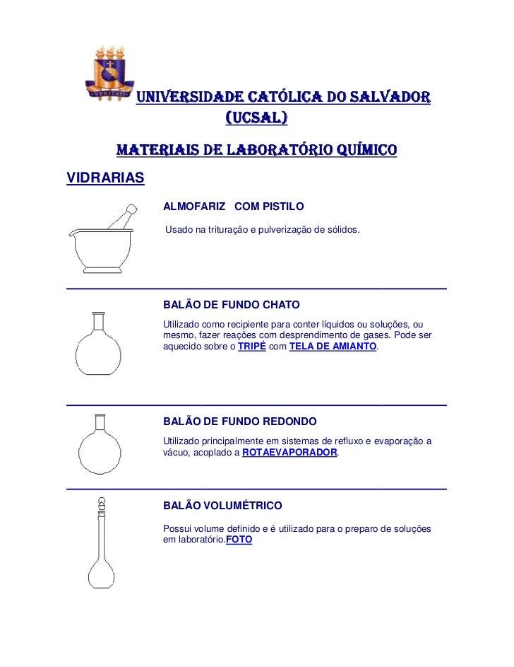 Vidraria de laboratorio pdf