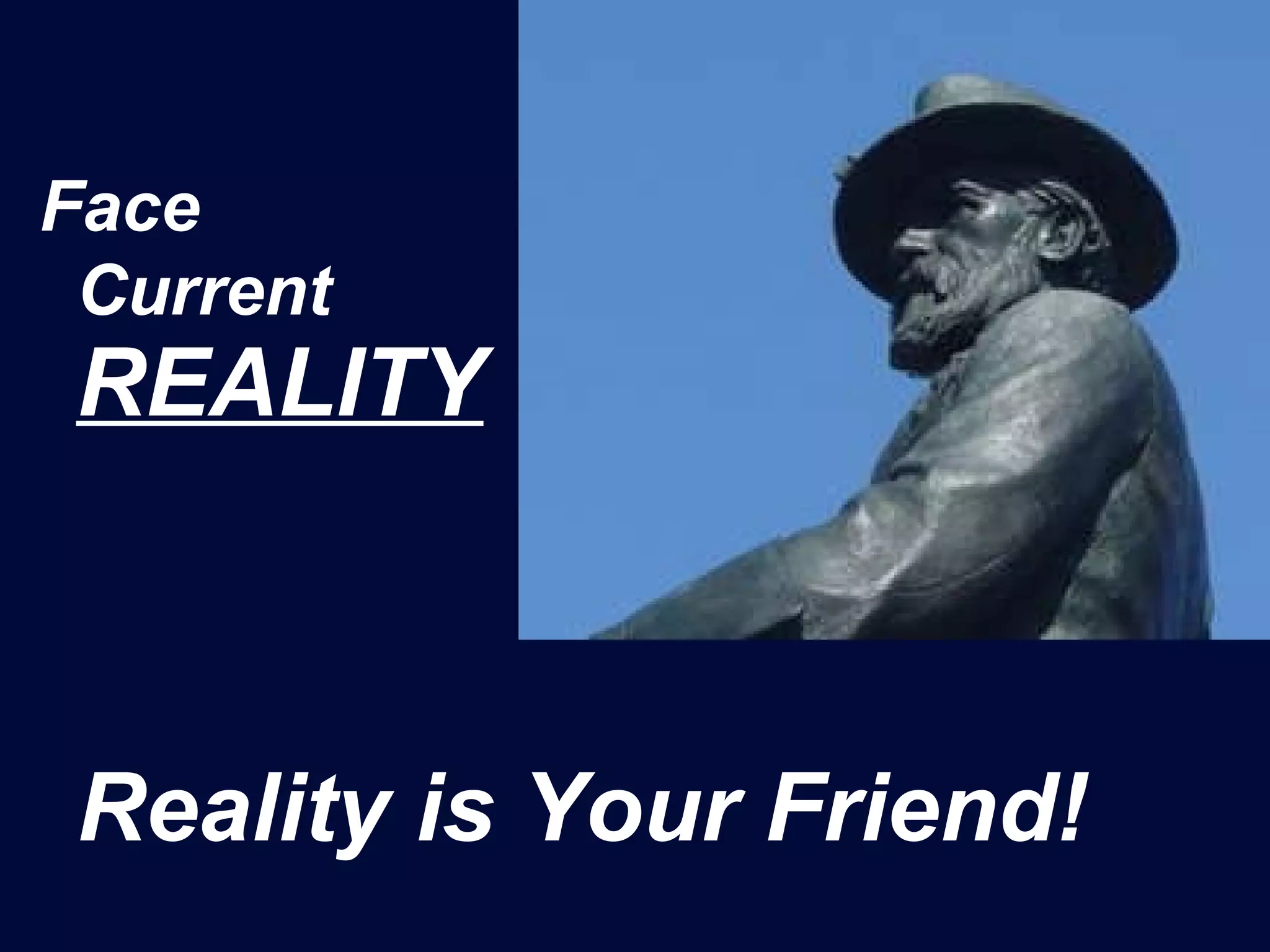 Face  Current REALITY Reality is Your Friend! 