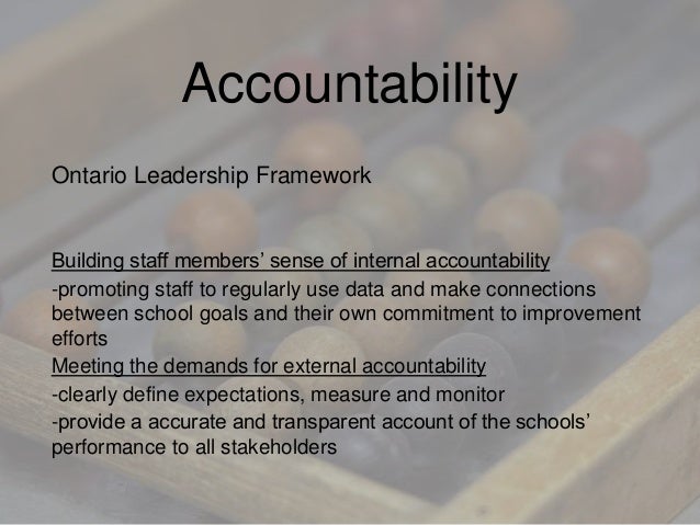 Ontario Leadership Framework Chart