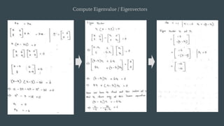 Compute Eigenvalue / Eigenvectors
 