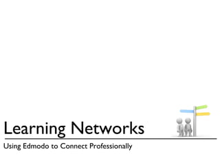 Learning Networks
Using Edmodo to Connect Professionally
 