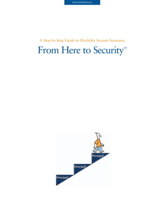 FOR INDIVIDUALS




A Step-by-Step Guide to Disability Income Insurance


From Here to Security                             SM
 