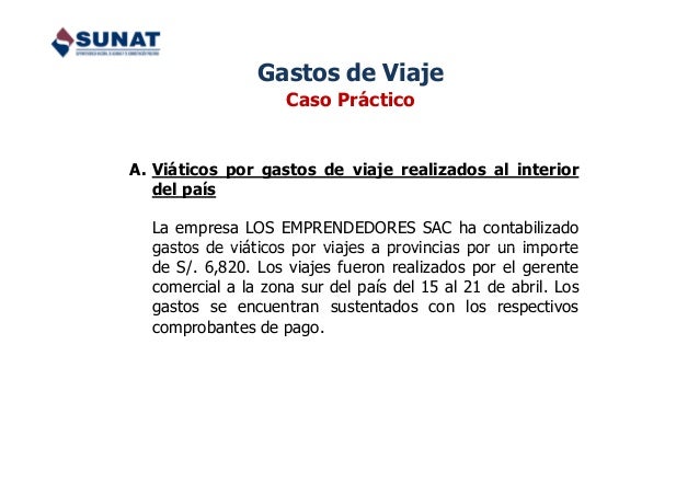 gastos de viaje