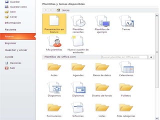 Principales caracteristicas de powerpoint 2010