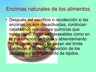 Principales Causas De Deterioro De Los Alimentos | PPT
