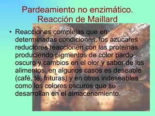 Principales Causas De Deterioro De Los Alimentos | PPT