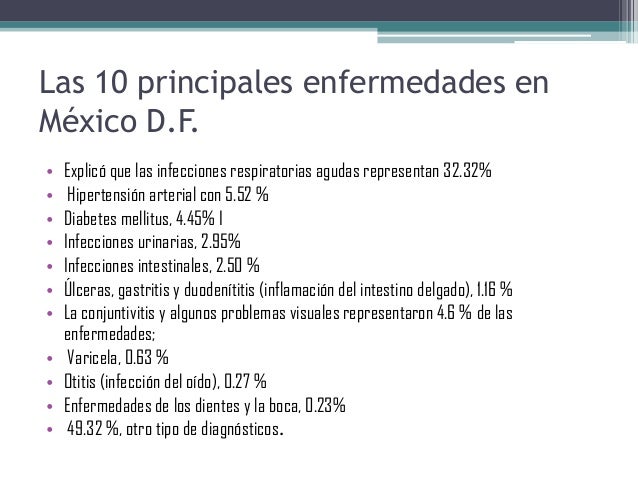 10 Enfermedades Más Comunes En México