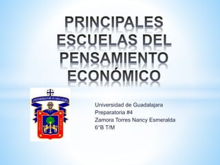Universidad de Guadalajara
Preparatoria #4
Zamora Torres Nancy Esmeralda
6°B T/M
 