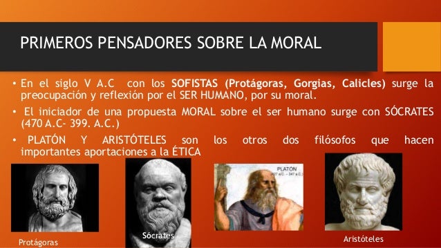 Principales filósofos y temas éticos