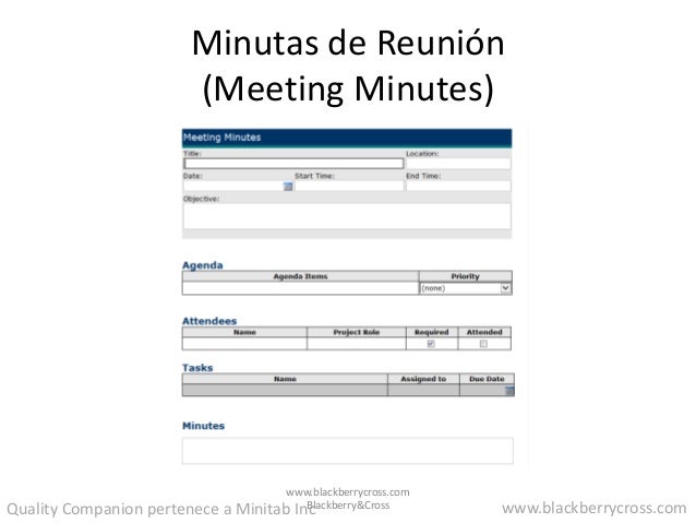 ejemplos de minutas de reuniones