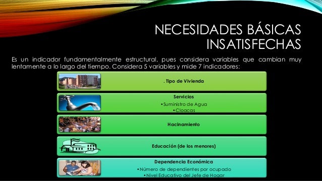 Principales Indicadores De Pobreza