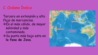PRINCIPALES OCÉANOS Y MARES. | PPTX