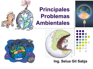 Principales
Problemas
Ambientales
Ing. Selua Gil Sabja
 