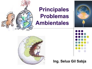 Principales
 Problemas
Ambientales




      Ing. Selua Gil Sabja
 