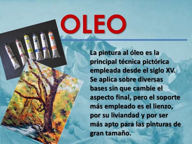 Tecnicas De Pintura