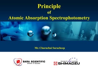Principle
of
Atomic Absorption Spectrophotometry
Mr. Charnchai Suracheep
 