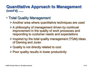 Principal of management 9erobbins ppt02 lecture_2 | PPT