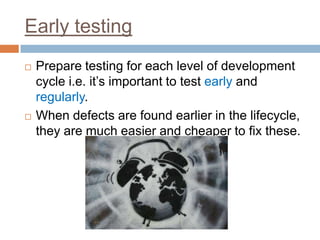 Principles of Software testing | PPSX