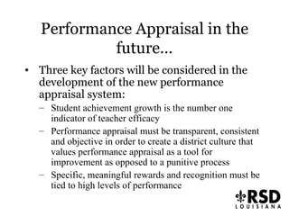 Principal presentation performance appraisal process 2009.2010