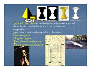 Space In Elements Of Design Example Principals and elements of design. | PDF