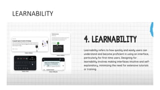 LEARNABILITY
 