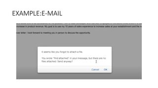 EXAMPLE:E-MAIL
 