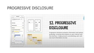 PROGRESSIVE DISCLOSURE
 