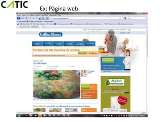 Ex: Pàgina web
 