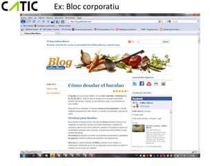 Ex: Bloc corporatiu
 
