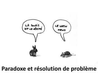 Paradoxe et résolution de problème
 