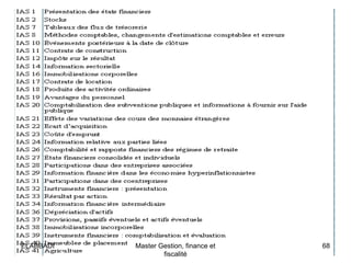 68Master Gestion, finance et
fiscalité
ELABBADI
 