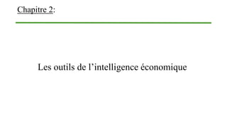 Chapitre 2:
Les outils de l’intelligence économique
 
