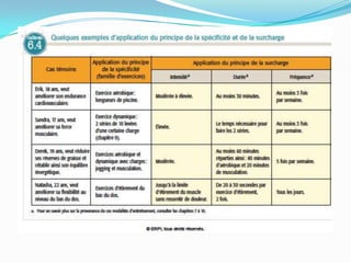 Principes d’entrainement chap 6