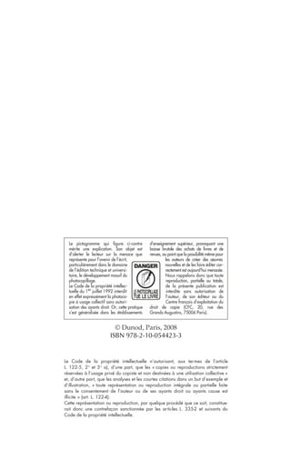 © Dunod, Paris, 2008
ISBN 978-2-10-054423-3
 